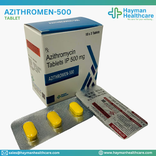 AZITHROMEN-500 TABLETS