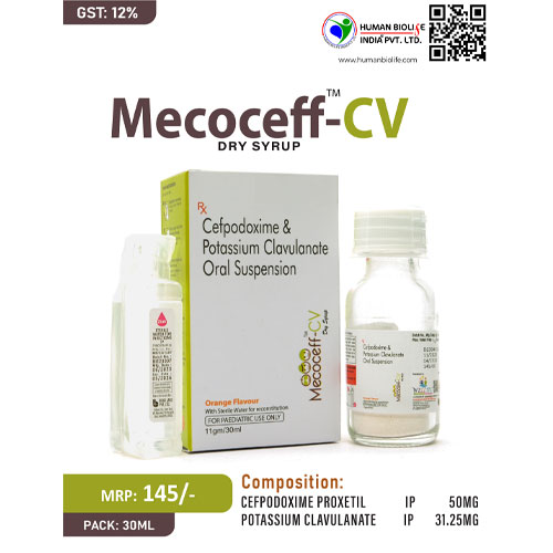 MECOCEFF-CV Dry Syrups
