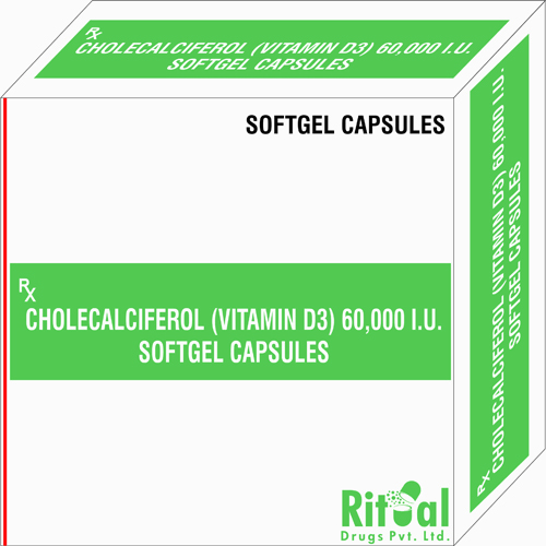 Cholecalciferol 60,000 Softgel Capsules