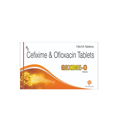Cefixime 200mg+ofloxacin 200mg Tablets