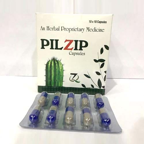 PILZIP ( FOR PILES , INTERNAL & EXTERNAL HEMORRHOIDS) Capsules