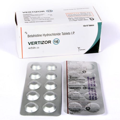 Vertizor-16 Tablets