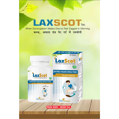 LAXSCOT (FOR CONSTIPATION DISORDER) 60 Tablets