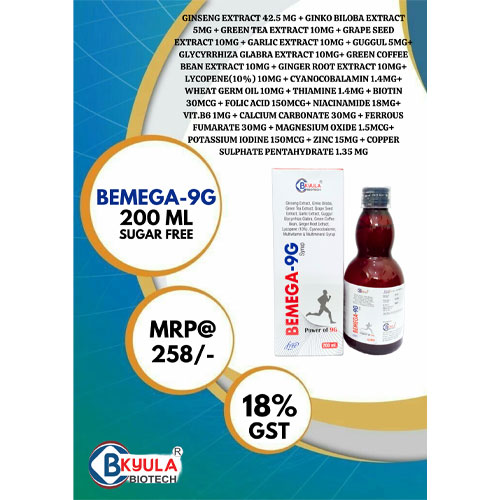 BEMEGA-9G Syrups