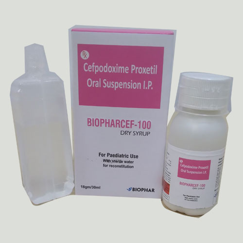 BIOPHARCEF- 100 DRY SYRUP