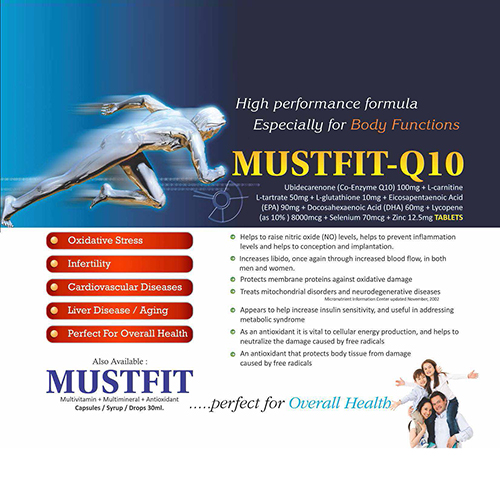 MUSTFIT-Q10 Tablets