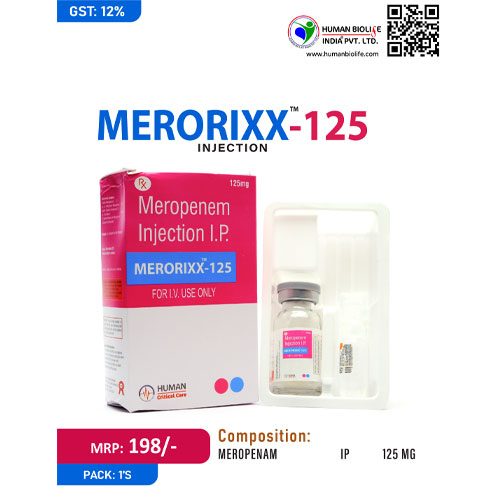 MERORIXX 125MG Injection