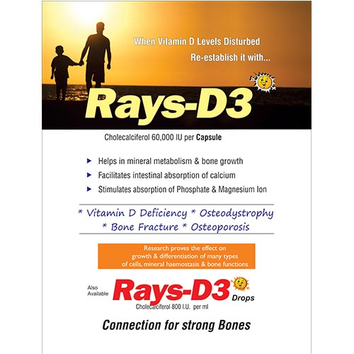 Rays-D3 Softgel Capsules