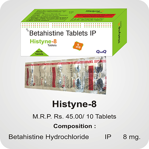 Histyne 8 Tablets