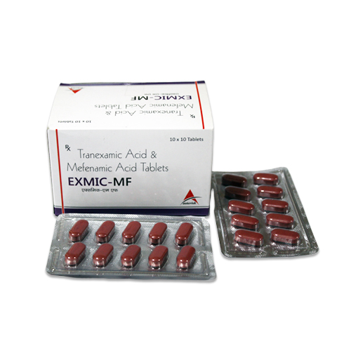Tranexamic Acid 500 mg + Mefenamic Acid 250 mg Tablets