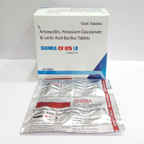 SIAMOX-CV 625 LB Tablets