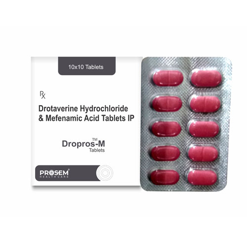 Mefenemic Acid 250mg + Drotaverine 80mg Tablets