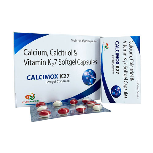 Calcium carbonate 625Mg. Eq. to Calcium  250Mg. + Calcitriol 0.25mcg Softgel Capsules