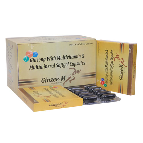 Ginseng + Multvitamin + Multimineral SOFTGEL CAPSULES