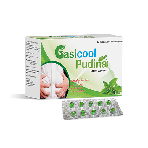 GASICOOL-PUDINA Softgel Capsules