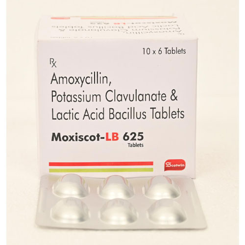 Moxiscot-LB 625 Tablets (10x6)