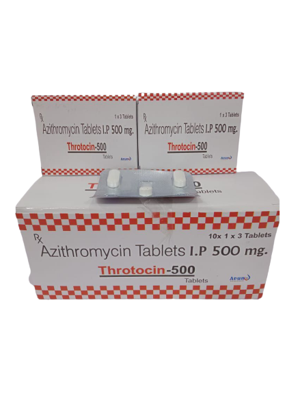 THROTOCIN-500 Azithromycin 500MG
