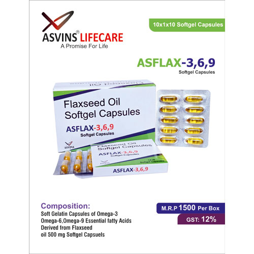 ASFLAX-3,6,9 Softgel Capsules