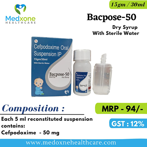 BACPOSE-50 Dry Syrup