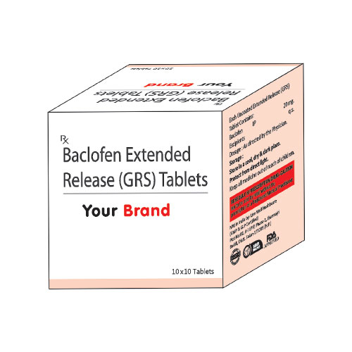 Baclofen Extended Release (GRS) 20mg Tablets