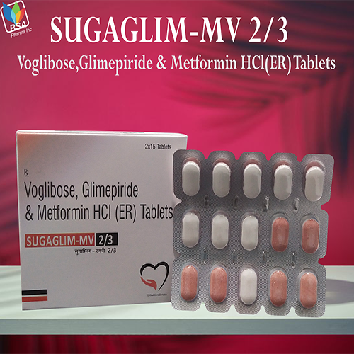 Sugaglim-MV 2/3 Tablets