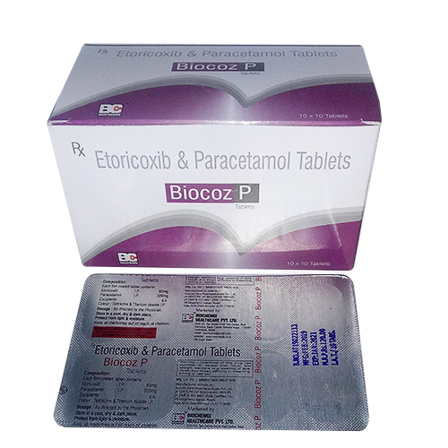 Etoricoxib 60mg+ Paracetamol 325mg Tablets