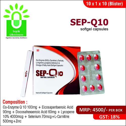 SEP-Q10 Softgel Capsules
