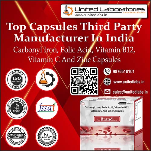 Carbonyl Iron+ Folic Acid+ Vitamin B12+ Vitamin C + Zinc Capsules
