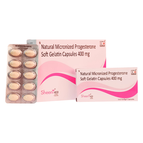 Natural Micronized Progesterone 400mg Softgel Capsules