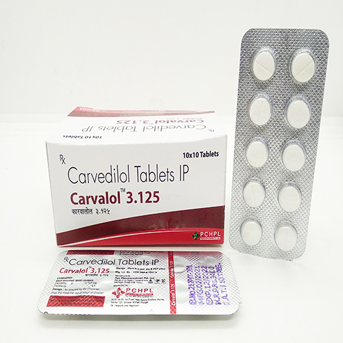 Carvalol 3.125 Tablets