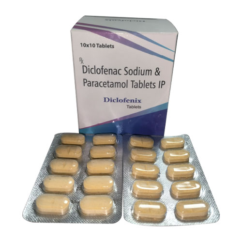 Diclofenac Sodium 50mg + Paracetamol 325mg Tablets