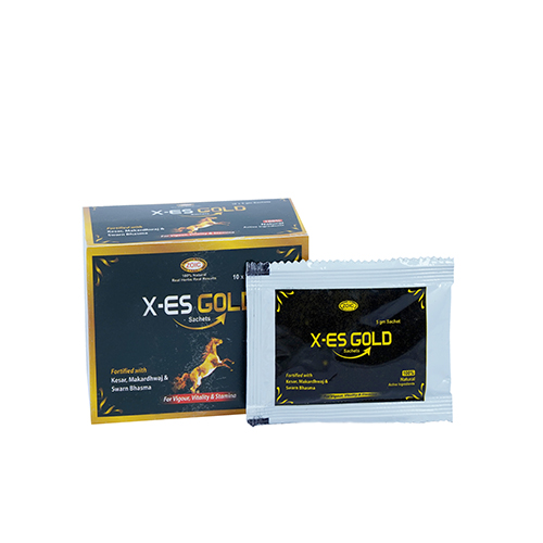 X-ES GOLD SACHETS (FOR VIGOUR, VITALITY & STAMINA)