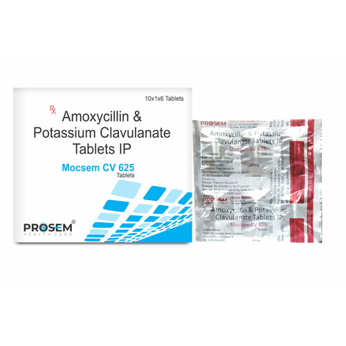 Amoxycillin 500 mg + Clavulanic Acid 125 mg Tablets