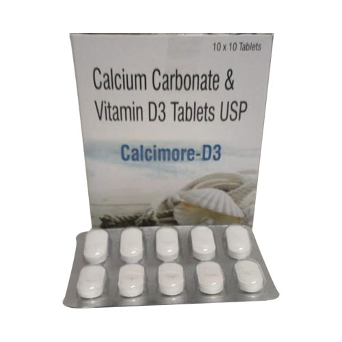 Calcium Carbonate + Vitamin D3 Tablets