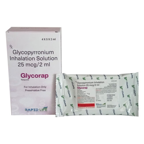 Glycopyrronium Inhalation Solution 25 mcg/2ml