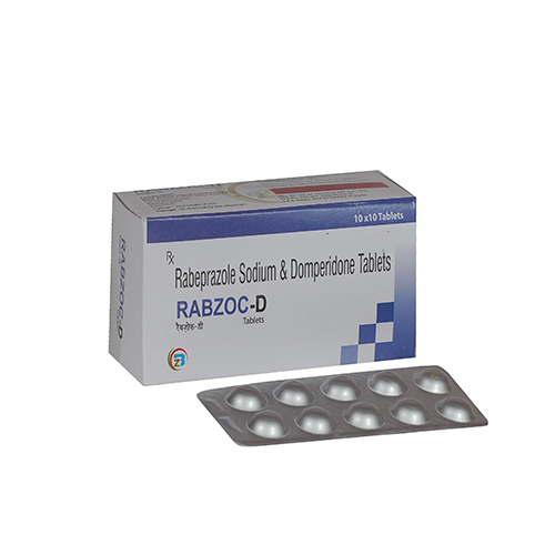 Rabeprazole Sodium (equi. to Rabeprazole)(IP) 20mg+ Domperidone(BP) 10mg Tablets