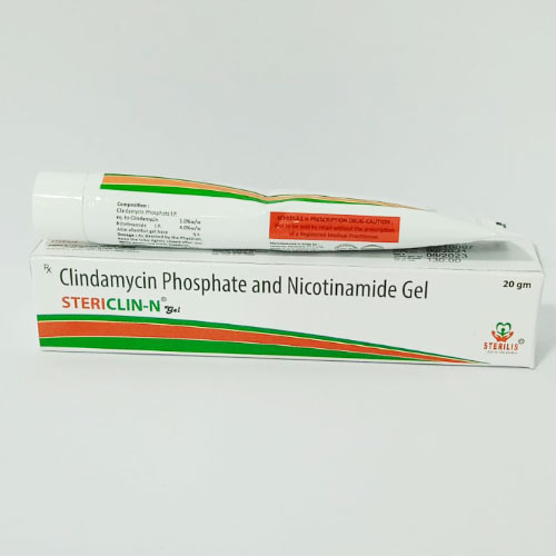 Clindamycin phosphate 1% + Nicotinamide 4% Gel