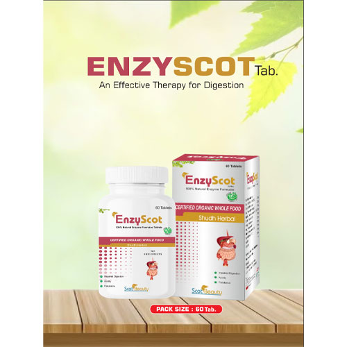 ENZYSCOT (100% NATURAL ENZYME FORMULAE) Tablets