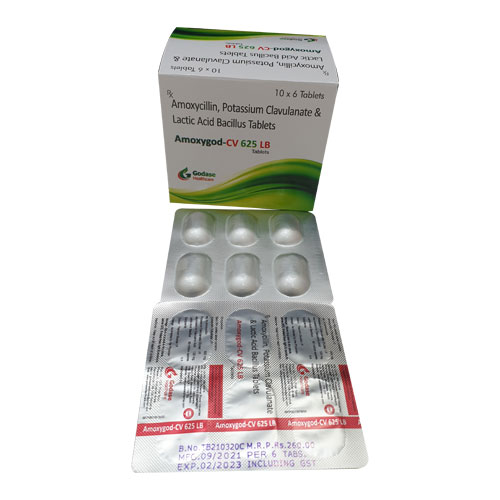 AMOXYGOD-CV 625 LB Tablets