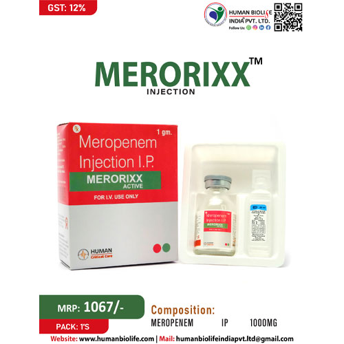 MERORIXX ACTIVE 1GM Injection
