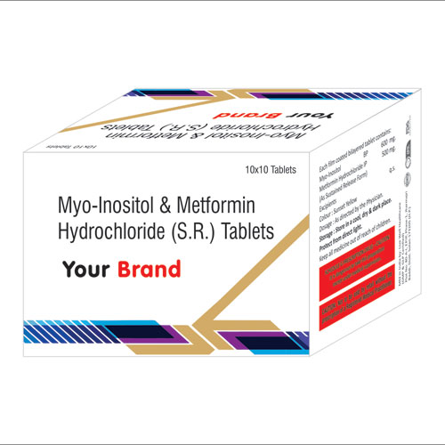 Myo-Inositol 600mg + Metformin Hydrochloride (SR) 500mg Tablets