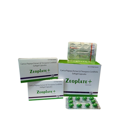 ZEOPLATE + Softgel Capsules