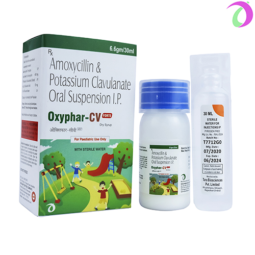 OXYPHAR CV FORTE WITH WATER Dry Syrup