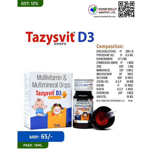 TAZYSVIT-D3 ORAL DROPS