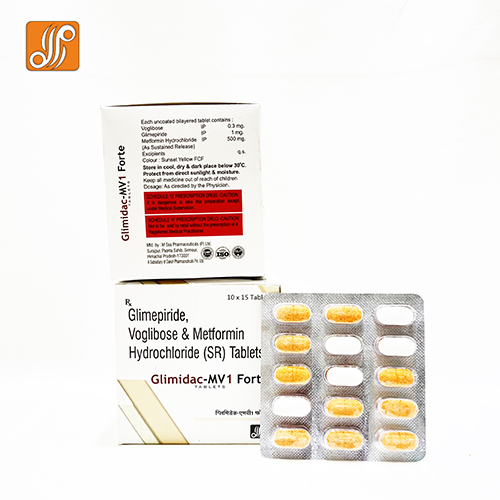GLIMIDAC-MV 1 FORTE Tablets