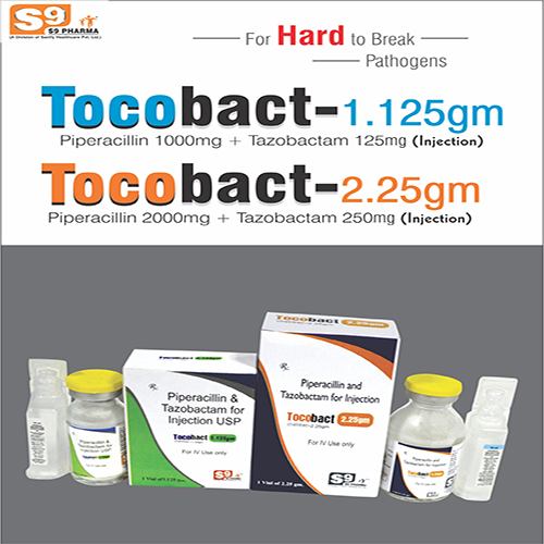 TOCOBACT-1.125gm/2.25gm Injection