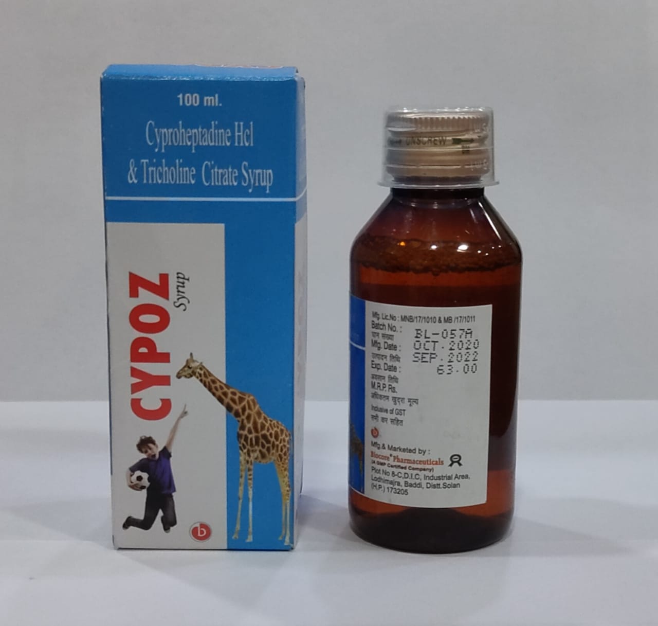 CYPOZ 100ML Syrups