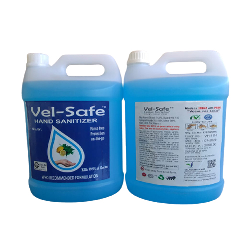 Vel-Safe 5Ltr Hand Sanitizer