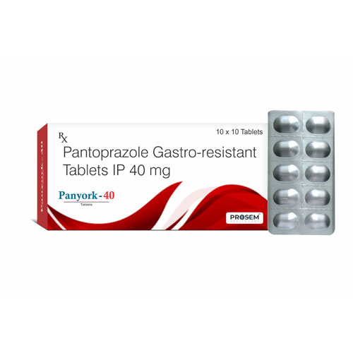 Pantoprazole Gastro - resistant 40mg Tablets