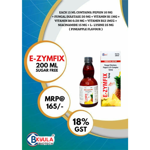 E-ZYMFIX Syrup (200ml)